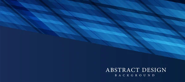 Abstract Illustration Abstract Bright Blue Color Strip Pattern Luxury Dark — Stockvektor