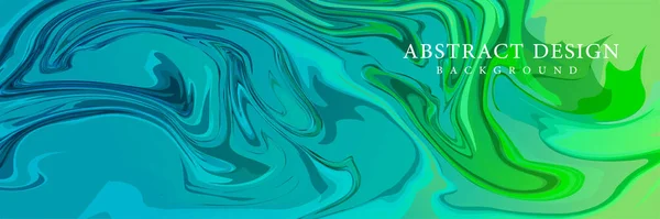 Turquoise Blue Abstract Background Technique Fluid Art Liquid Art Pattern — Stockvektor