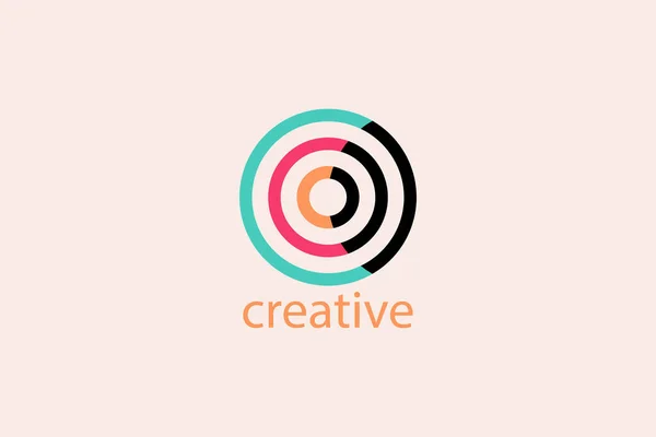 Logo Design Template Circular — 스톡 벡터