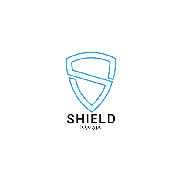 Shield Logo Vector Silhouette — Image vectorielle