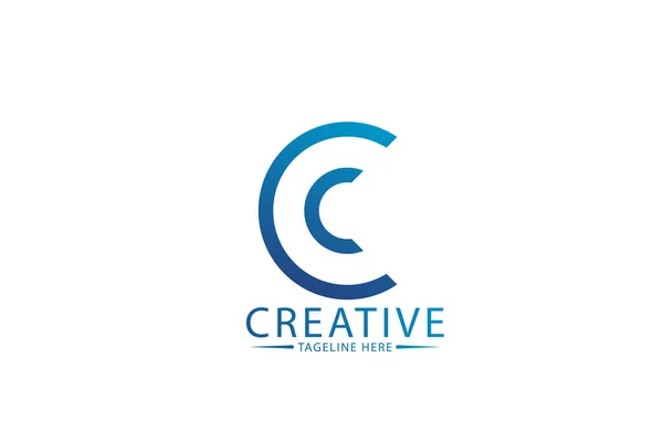 Letter Logo Design Vector Illustration Design — Stok Vektör