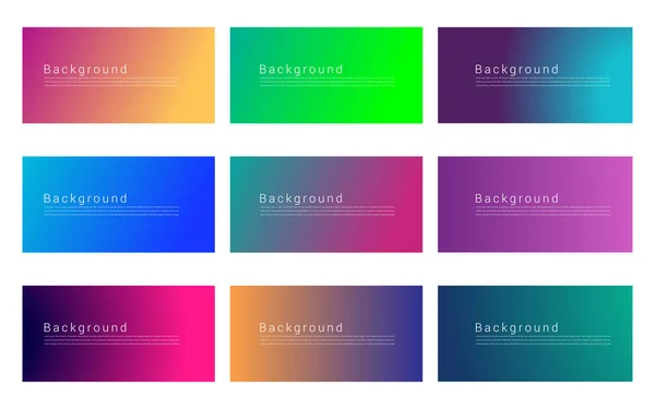 柔和的色彩背景 移动应用程序的现代屏幕矢量设计 软色渐变对公司来说是完美的 — 图库矢量图片