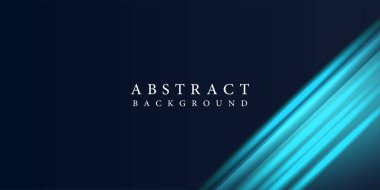 Mavi arkaplan üzerinde ışık efektli fütürist çizgili modern arkaplan