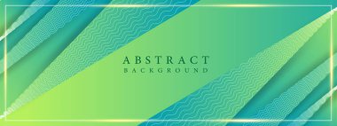 dalga sanatı soyut yeşil arkaplan yumuşak renk konsepti ile