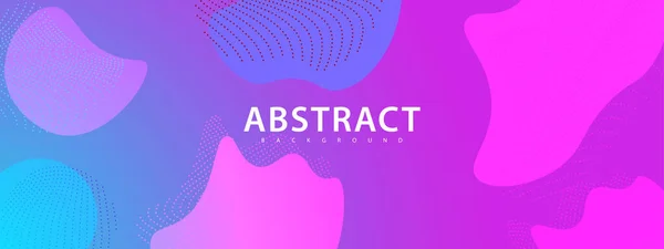 Geometrischer Hintergrund Minimal Pattern Neon Wave Broschüre Abstraktes Plakat Purpurfarbener — Stockvektor