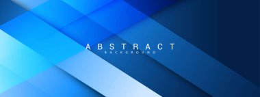 Çapraz koyu mavi çizgili pankart tasarımı. Modern çizgi çizgileri eğri soyut sunum arkaplanı