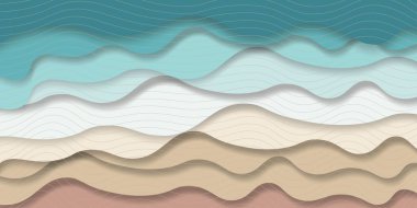 Çizgi dalga desenli bir arka plan. Geometrik desenli soyut şablon.