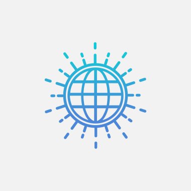 Sharing Global Icon Logo Design Element ray concept