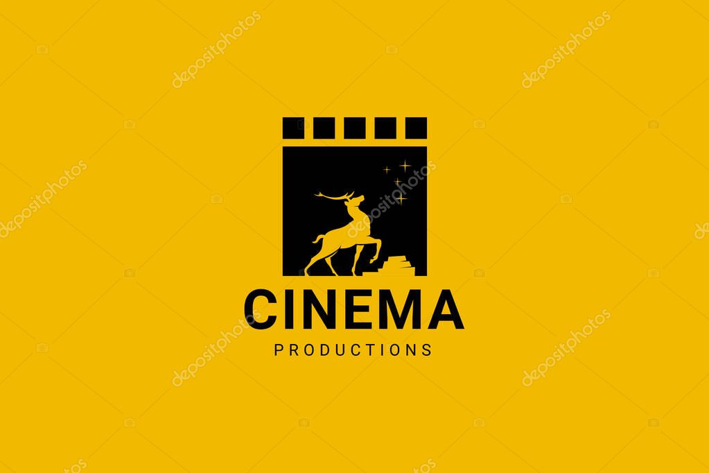 Film Production Cinema Logo Design Template