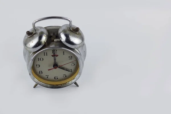 Alarm Clock White Background — Stock Photo, Image