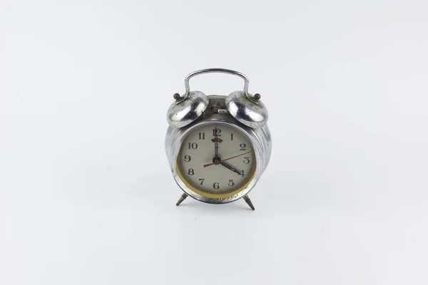 Alarm Clock White Background — Stock Photo, Image