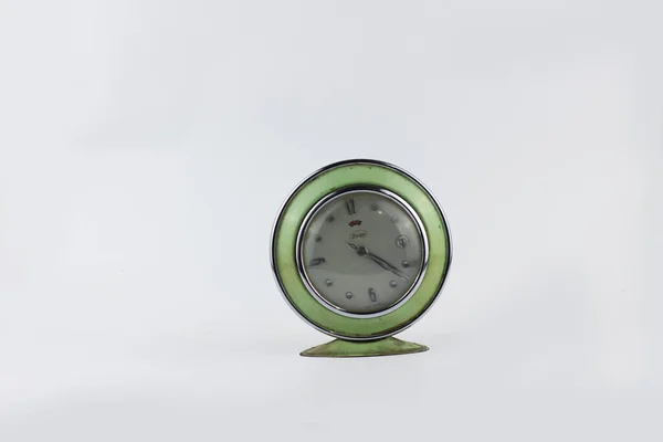 Clock White Background — Stock Photo, Image