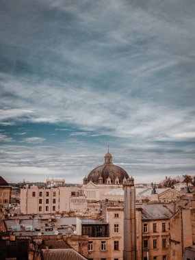 Eski şehir Lviv, Ukrayna manzarası