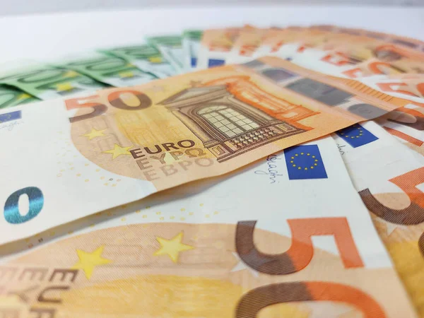 Billets Papier Union Européenne 100 Euros — Photo