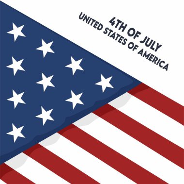 Amerikan bayrağıyla 4 Temmuz Bağımsızlık Günü