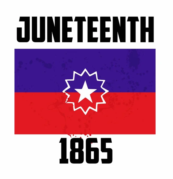 Tanda Juneteenth Dengan Kualitas Terbaik - Stok Vektor