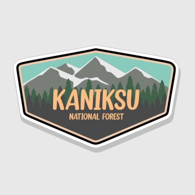 Kaniksu National Forest with mountain view