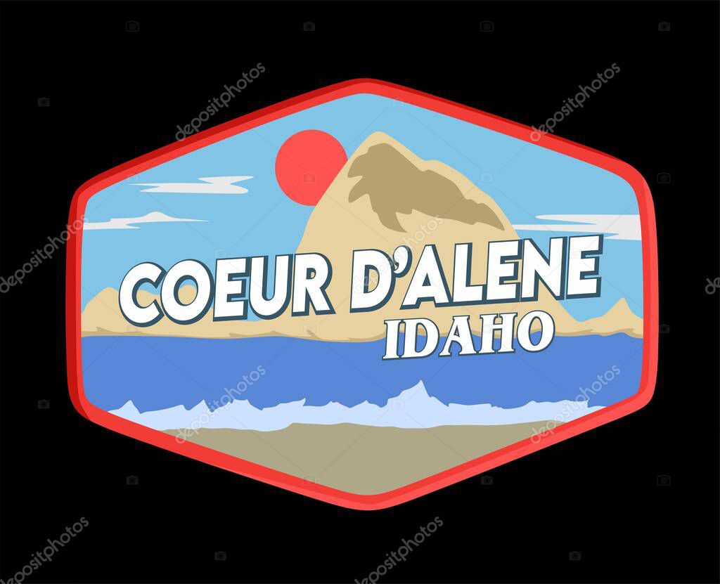 Coeur d'alene on the beach