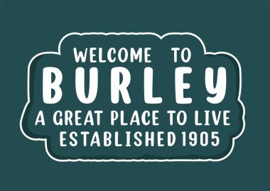 Yeşil arka planda Burley