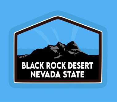 Siyah dağlı kara kaya çölü