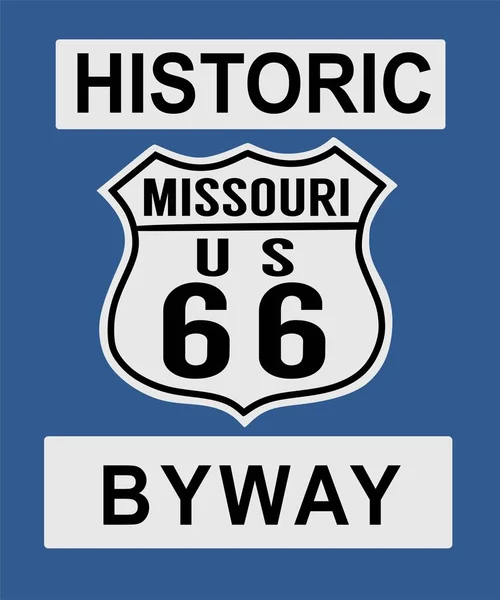 Missouri United States Route — стоковый вектор