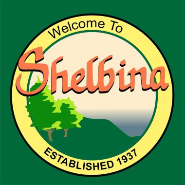 Yeşil geçmişi olan Shelbina Missouri 'ye hoş geldiniz. 