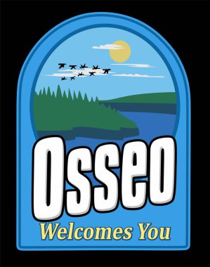 Nehir manzaralı Osseo Wisconsin