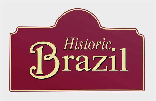 Brésil Indiana Avec Fond Rouge — Image vectorielle