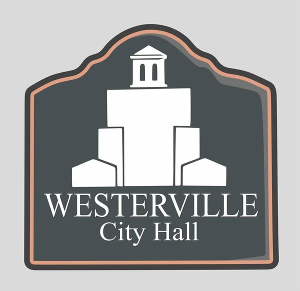 Westerville Ohio Com Melhor Qualidade — Vetor de Stock