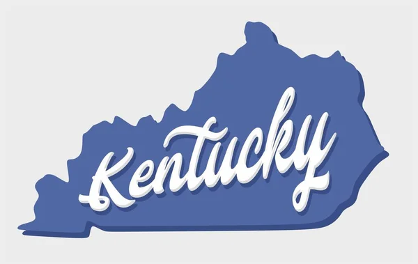 Kentucky Vereinigte Staaten Mit Bestem Design — Stockvektor