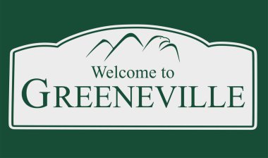 Yeşil geçmişi olan Greeneville Tennessee 