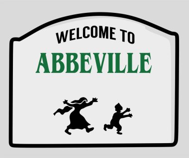 Abbeville Alabama Amerika Birleşik Devletleri 'ne hoş geldiniz.