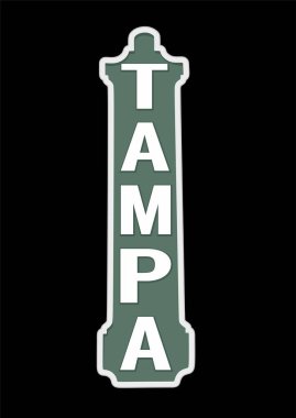 Siyah bir geçmişi olan Tampa Florida 