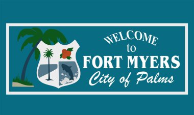 Fort Myers Florida 'da mavi geçmişi var. 