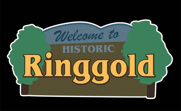 Ringgold格鲁吉亚质量最好 — 图库矢量图片