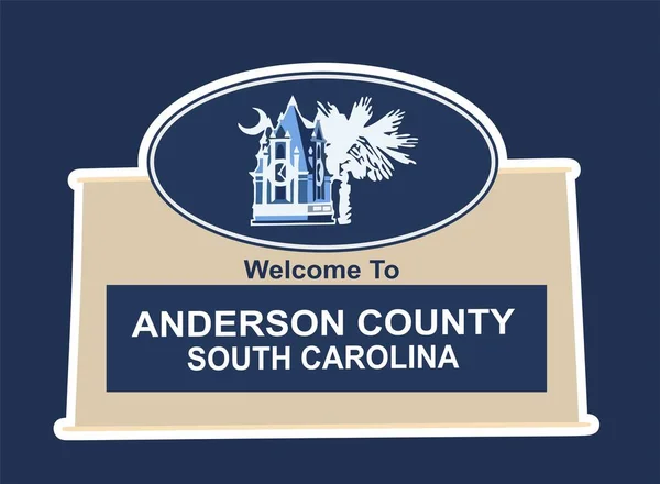 Anderson South Carolina Best Quality — Stockvektor