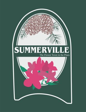 Yeşil geçmişi olan Summerville Güney Carolina