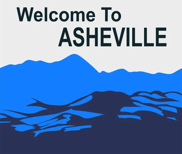 Asheville North Carolina Best Quality — Stockvektor