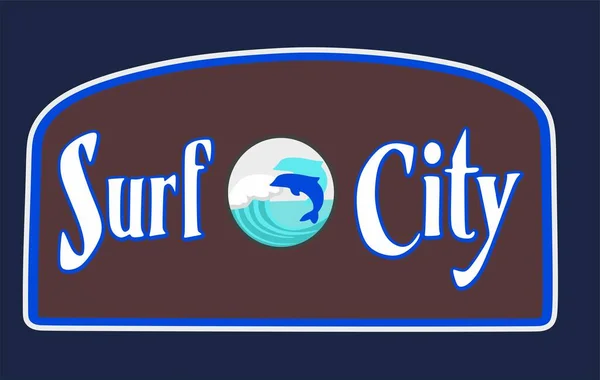Surf City North Carolina Best Quality — Stockový vektor