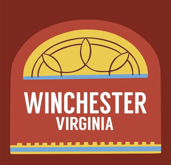 Winchester Virginia Best Quality — Stockový vektor