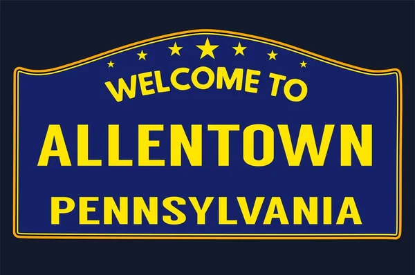 Allentown Pennsylvania Best Quality — Image vectorielle
