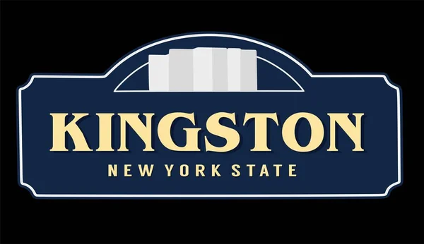 Kingston New York Best Quality — Stockový vektor