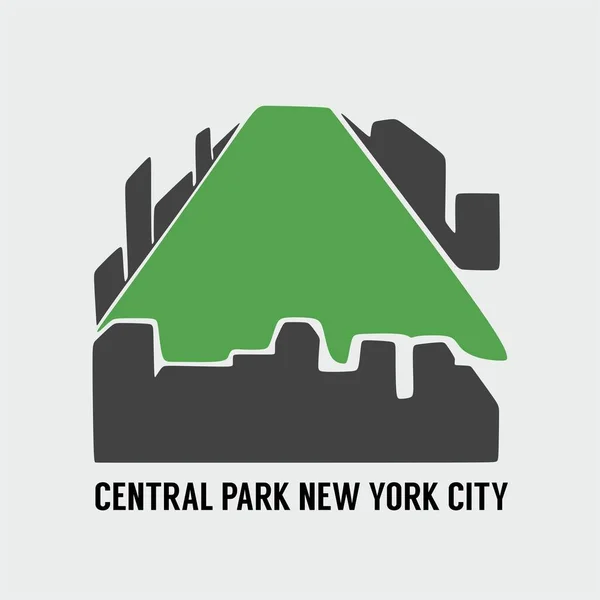 Central Park New York City Best Quality — Stockový vektor