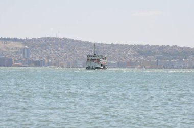 Günbatımı şehri manzarası