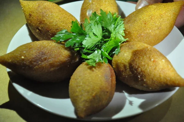 Turkse Keuken Taarten Desserts Trk Yemekleri Mutfa Pastalar Tatllar — Stockfoto