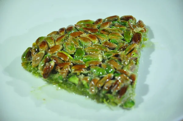 Turkish Food Cuisine Cakes Desserts Trk Yemekleri Mutfa Pastalar Tatllar — Foto Stock