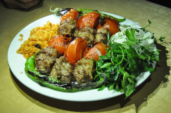Turc Food Cuisine Gâteaux Desserts Xotrk Yemekleri Mutfa Pastalar Tatllar — Photo
