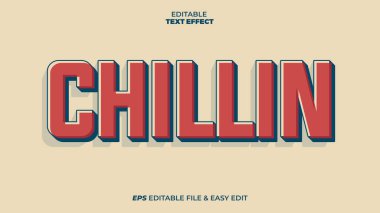 Chillin Düzenlenebilir Metin Efekti