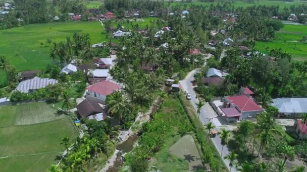 Pandangan Areal Kawasan Saribu Rumah Gadang Solok Selatan Sumatera Barat — Stok Video