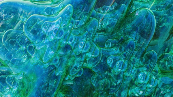 Burbujas Jabón Líquido Abstracto Salpicar Agua Espuma Transparente Colores Pastel —  Fotos de Stock